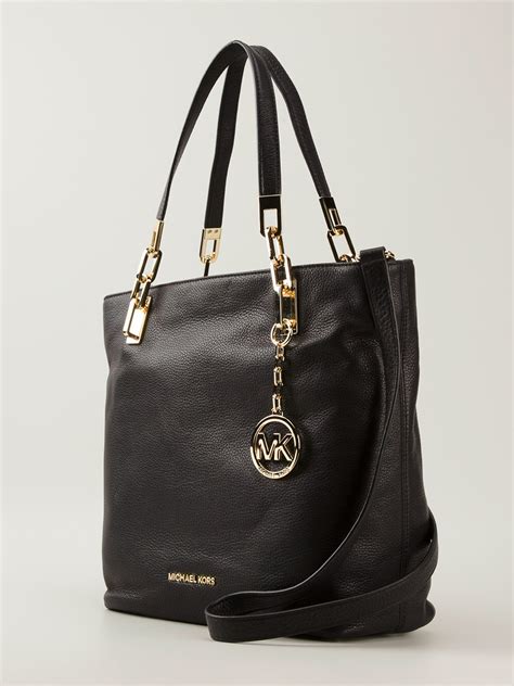 michael michael kors casual wovens black|Michael Kors handbags black.